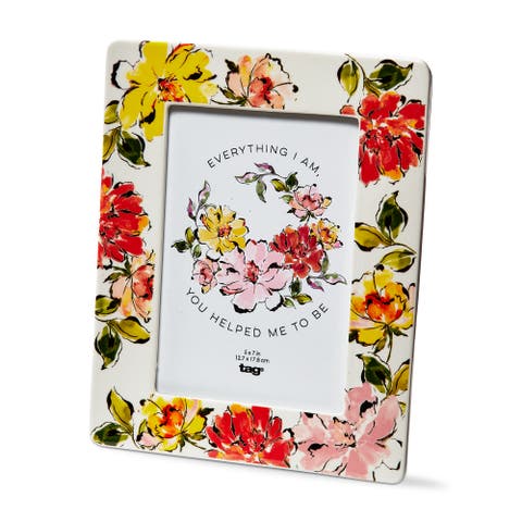 In Bloom Photo Frame 5X7 Multi Earthenware Spring