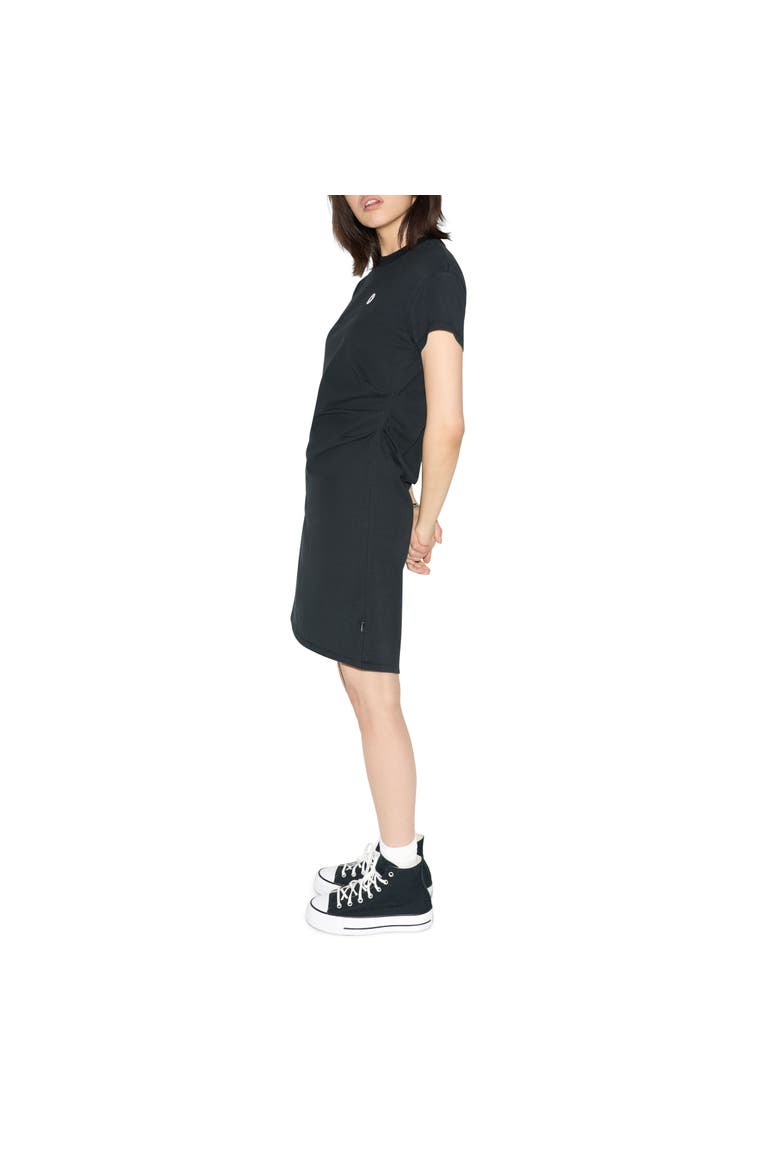 Drape Tee Dress, Alternate, color, Converse Black