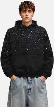 AELFRIC EDEN Rhinestone Pullover Hoodie
