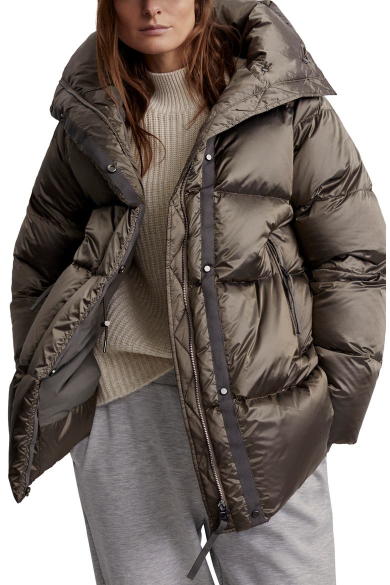 Canton Down Puffer Jacket, Main, color, BRUSHED OLIVE METALLIC