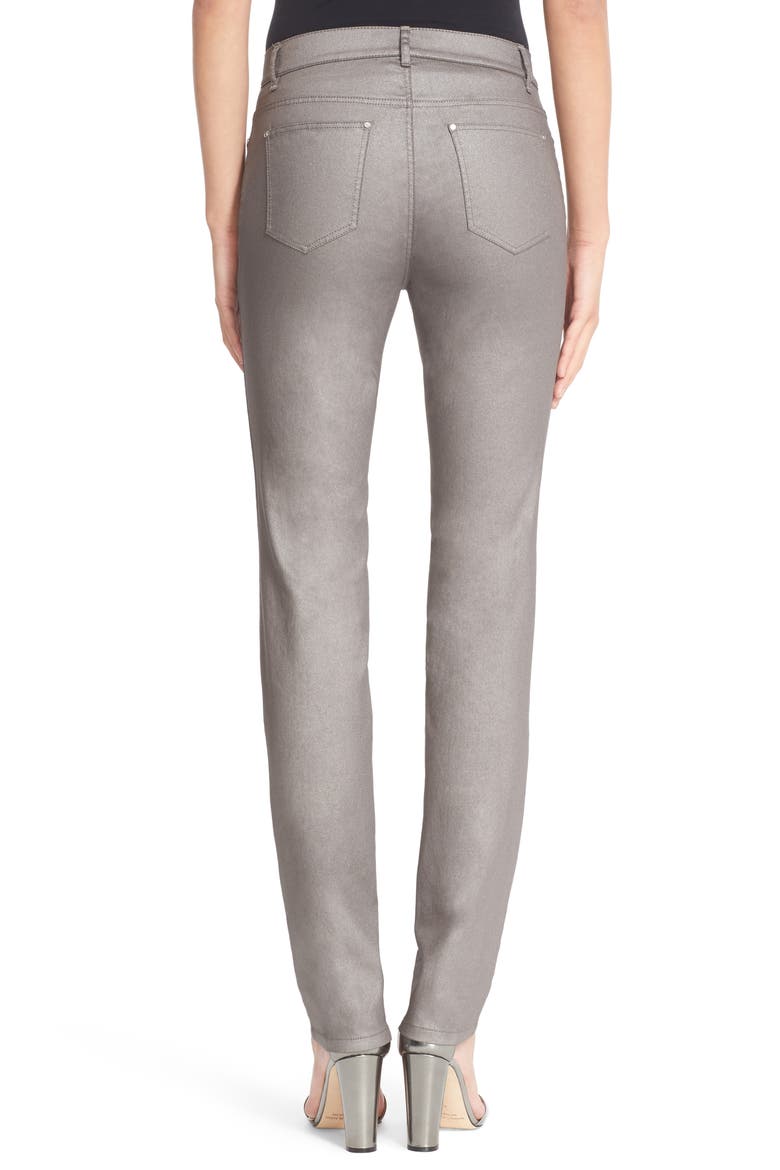 Curvy Fit Skinny Jeans, Alternate, color, SILVER