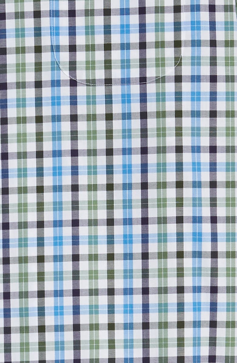 Peter Millar Ocracoke Check Button-Up Shirt, Alternate, color, 