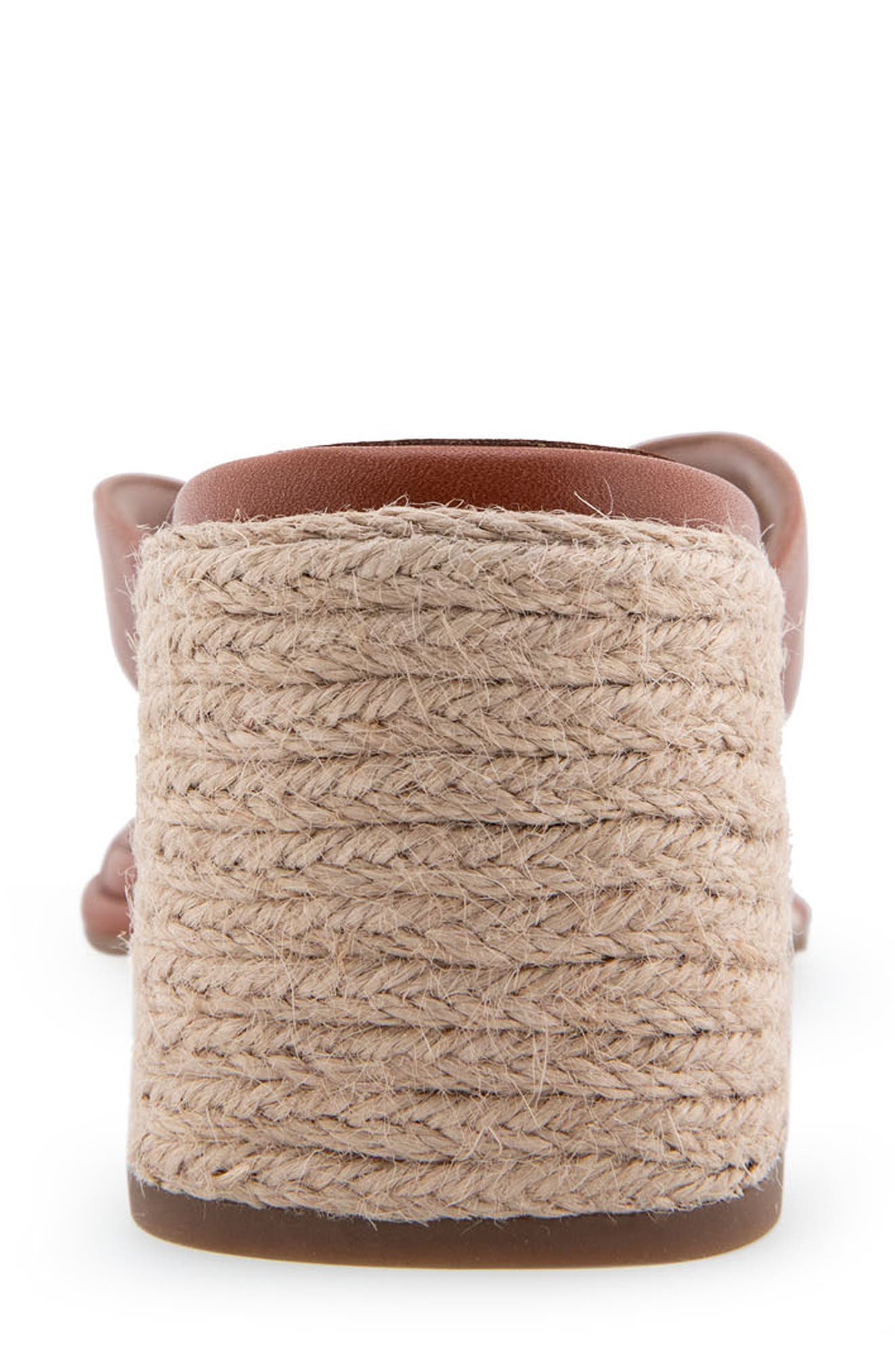 Nero Espadrille Wedge Flip Flop, Alternate, color, GINGER BREAD LEATHER