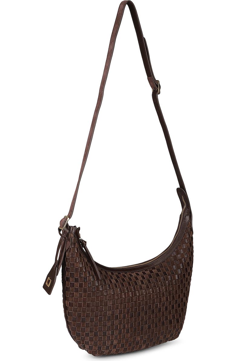 Rafe New York Large Alva Large Hobo, Alternate, color, Chocolate