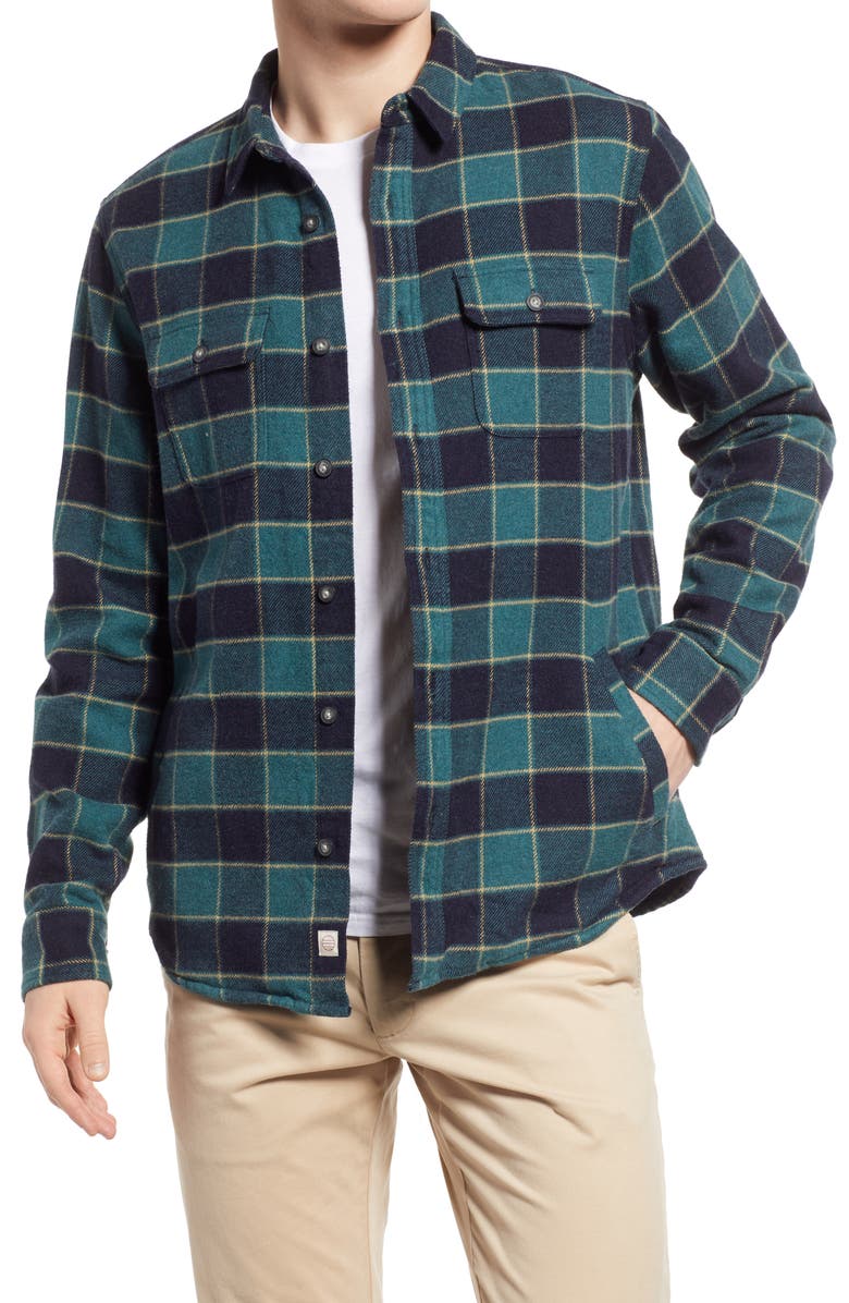 Marine Layer Signature Lined Camping Shirt, Main, color, 