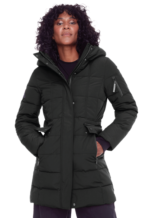 KOOTNEY - Vegan Down Mid-Length Parka Coat
