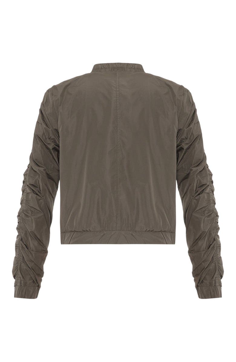 THEO The Label Theia Zip Taffeta Bomber, Alternate, color,