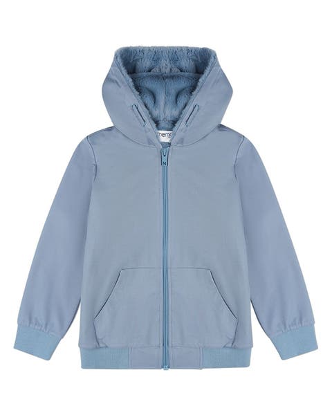 Zip-Up Hoodie with Cozy Faux Fur Lining