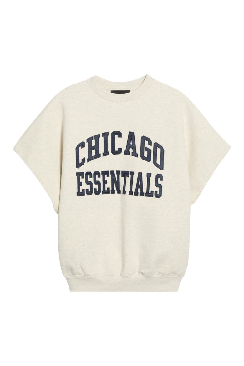 Chicago Bears Muscle Sweatshirt, Main, color, OATMEAL HEATHER