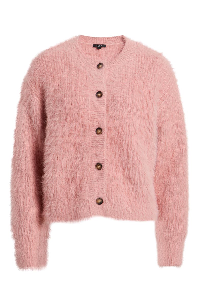 Rails Melo Brushed Cardigan, Alternate, color, Heather Pink