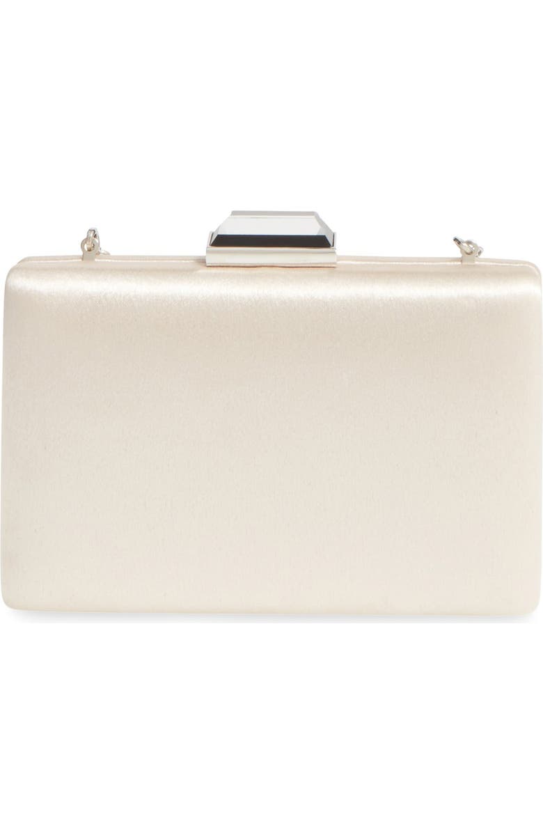 Glint 'Gioiello' Satin Clutch, Main, color,