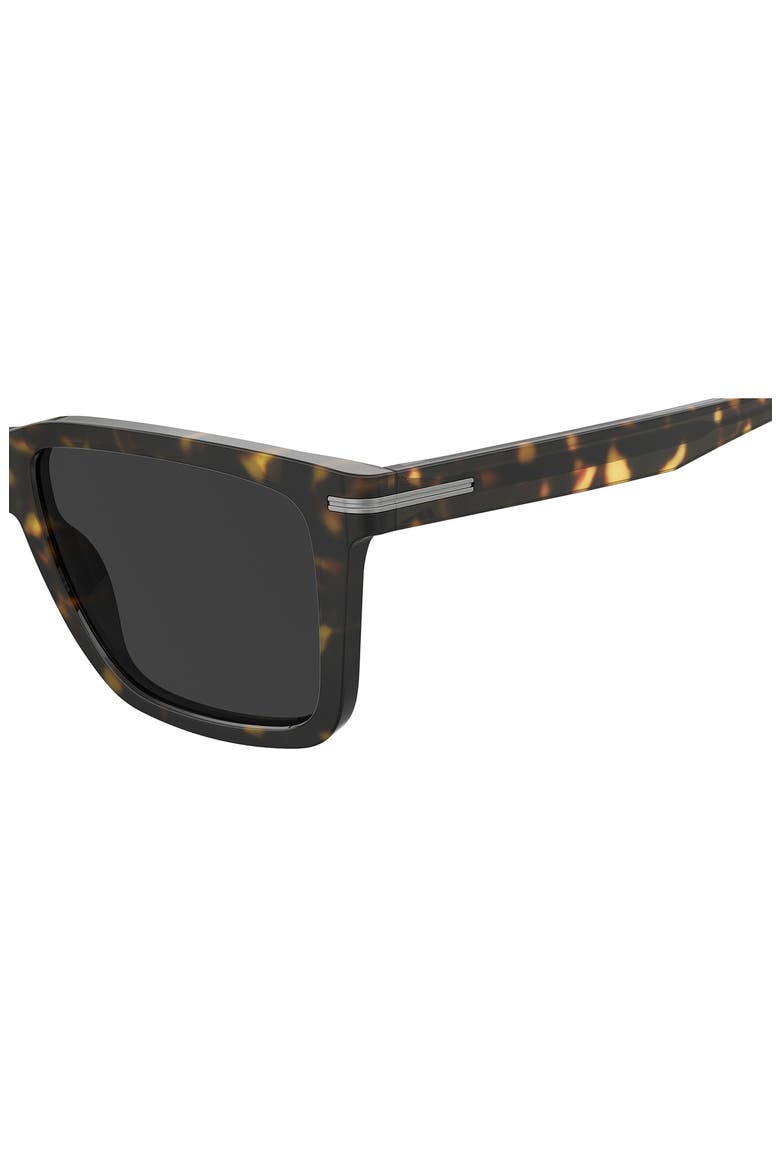 55mm Square Sunglasses, Alternate, color, HAVANA