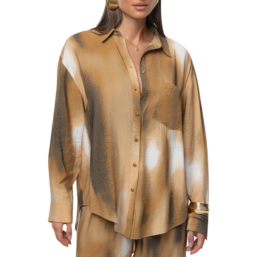 Jluxlabel Celestial Sands Shirt In Multi