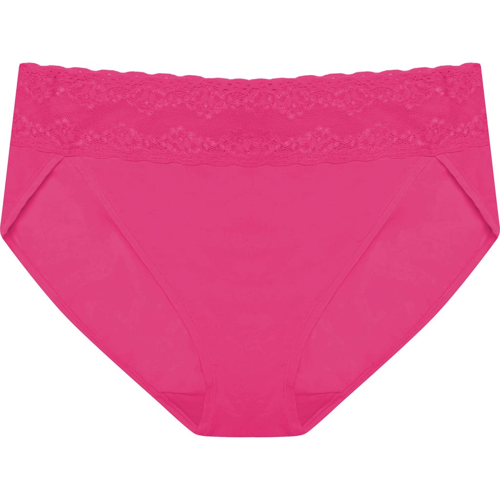 Natori Bliss Perfection One Size French Cut Briefs In Pink