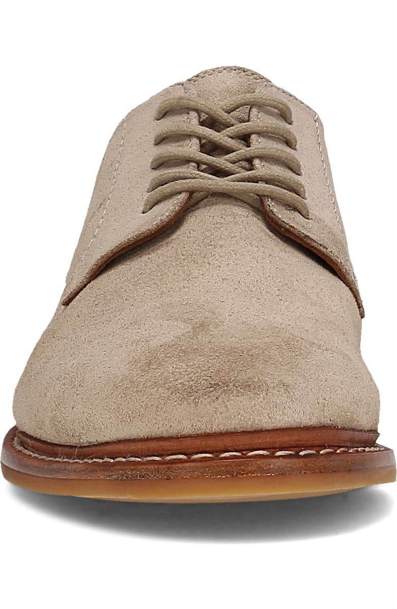Frye Paul Suede Plain Toe Derby, Alternate, color, Mushroom