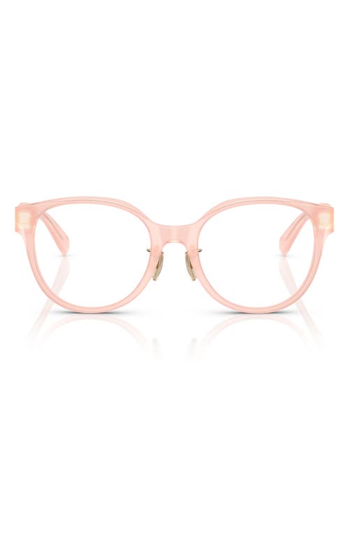 Tiffany & Co . 52mm Round Optical Glasses In Opal Pink