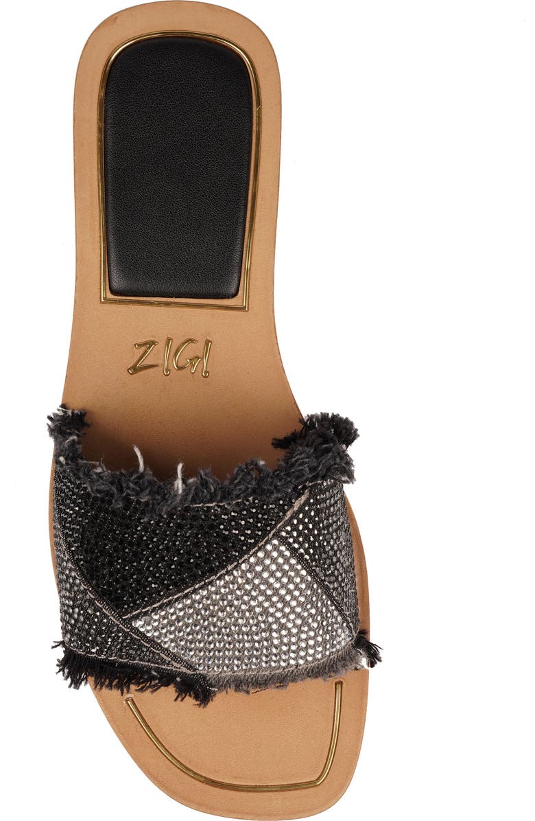 ZIGI Tamy Rhinestone Slide Sandal, Alternate, color,