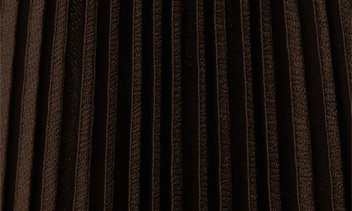 Elie Tahari The Ayla Pleated Midi Skirt In Brown