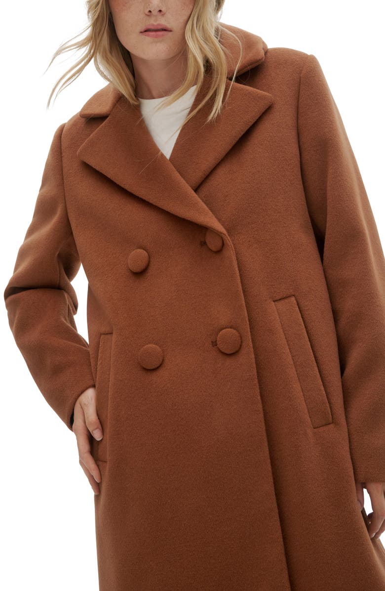 Noize Double Breasted Coat, Alternate, color,