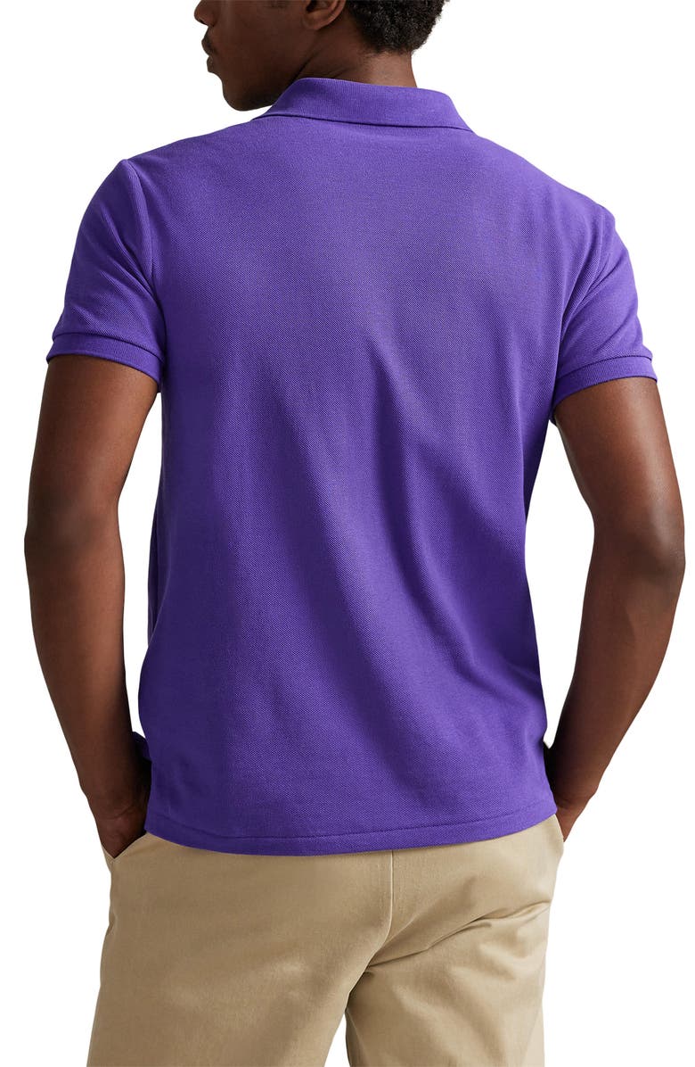 Polo Ralph Lauren The Iconic Cotton Piqué Polo, Alternate, color, Cabana Purple/ C5223