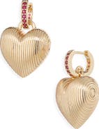 ROXANNE ASSOULIN Mini Florentine Heart Earrings