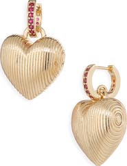 ROXANNE ASSOULIN Mini Florentine Heart Earrings