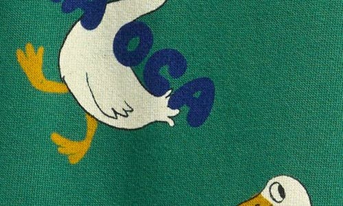 Bobo Choses Kids' La Oca Cotton Sweatpants In Green