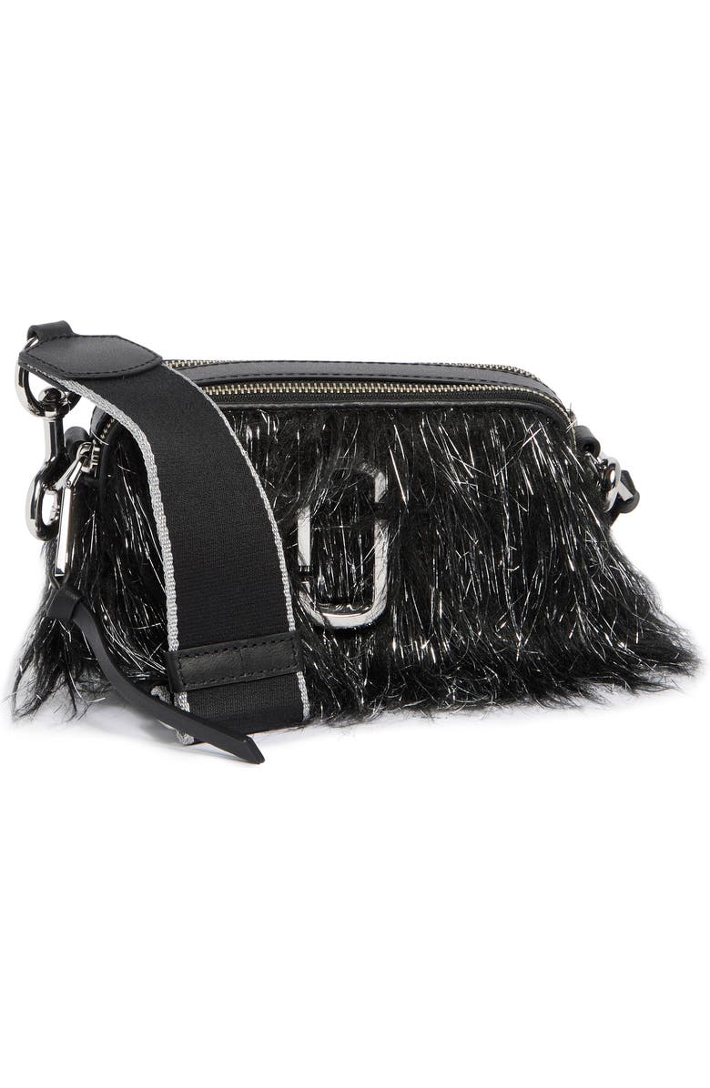 Marc Jacobs The Creature Snapshot Faux Fur Crossbody Bag, Main, color,