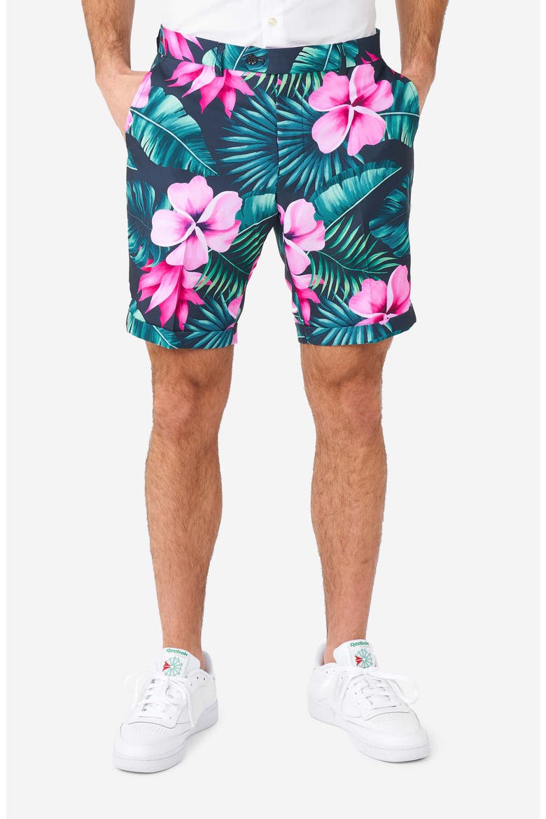 Hawaii Grande Summer Trim Fit Two-Piece Short Suit with Tie, Alternate, color, MISCELLANEOUS