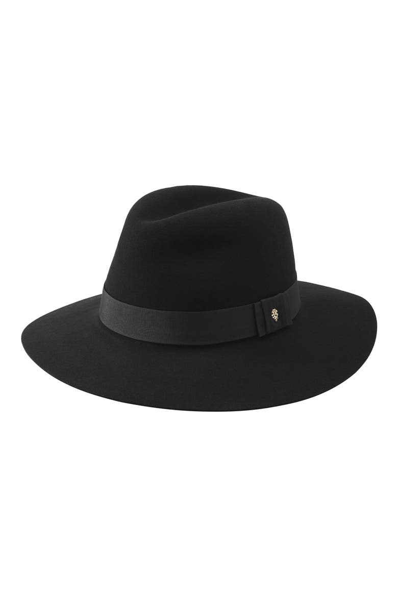 Rose Conscious Merino Wool Hat, Main, color, BLACK/BLACK
