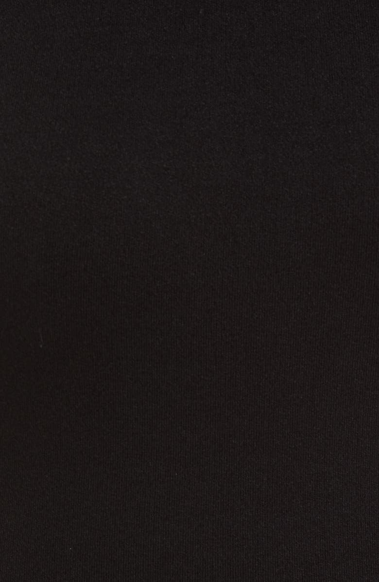 Naked Wardrobe NW Mock Neck Bodysuit, Alternate, color, Black