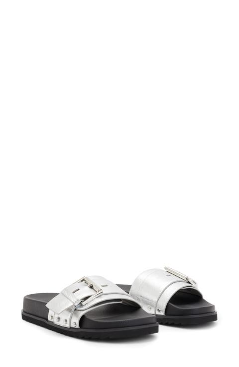 Ellie Stud Slide Sandal (Women)