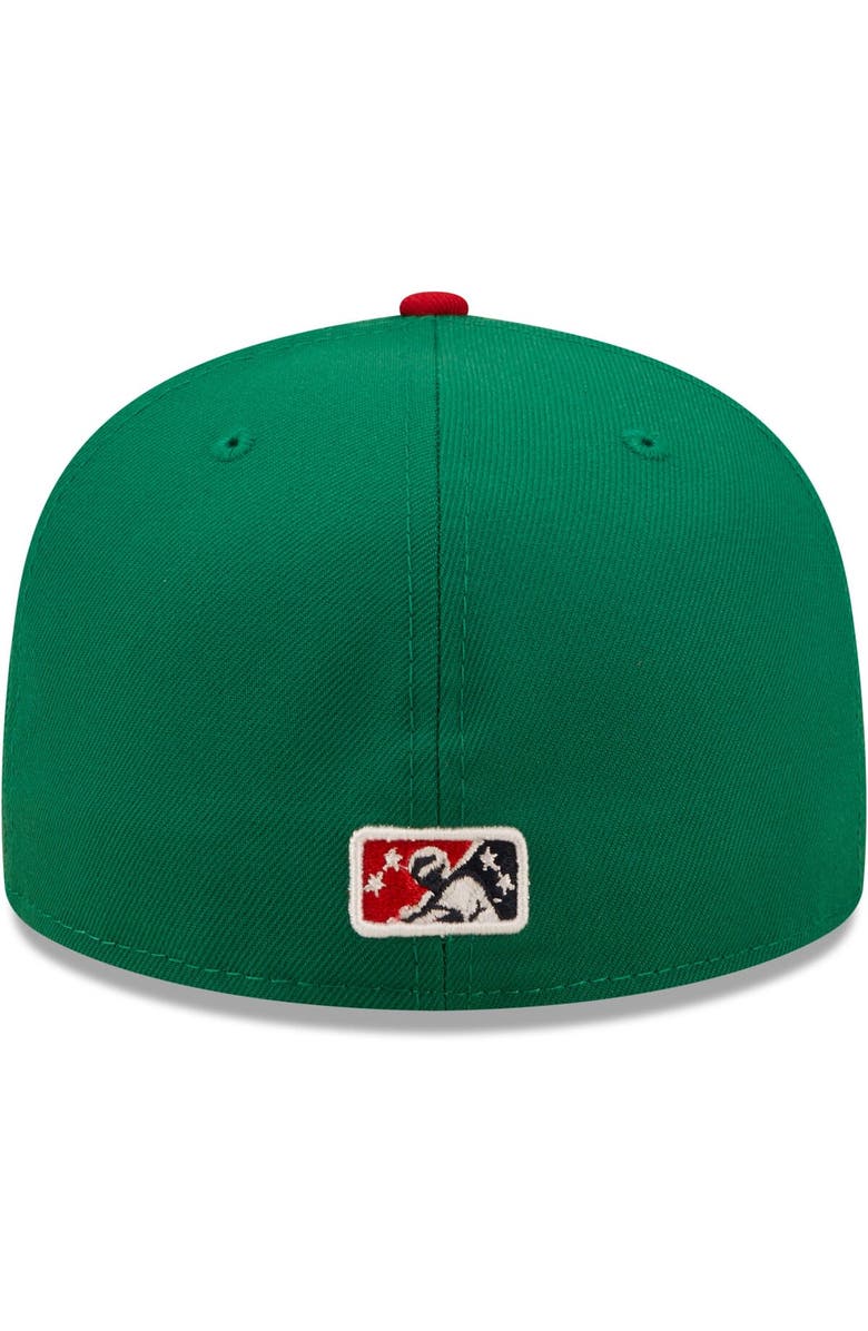 New Era Men's New Era Green/Red Los Quesos Frisco Copa De La Diversion 59FIFTY Fitted Hat, Alternate, color, Green