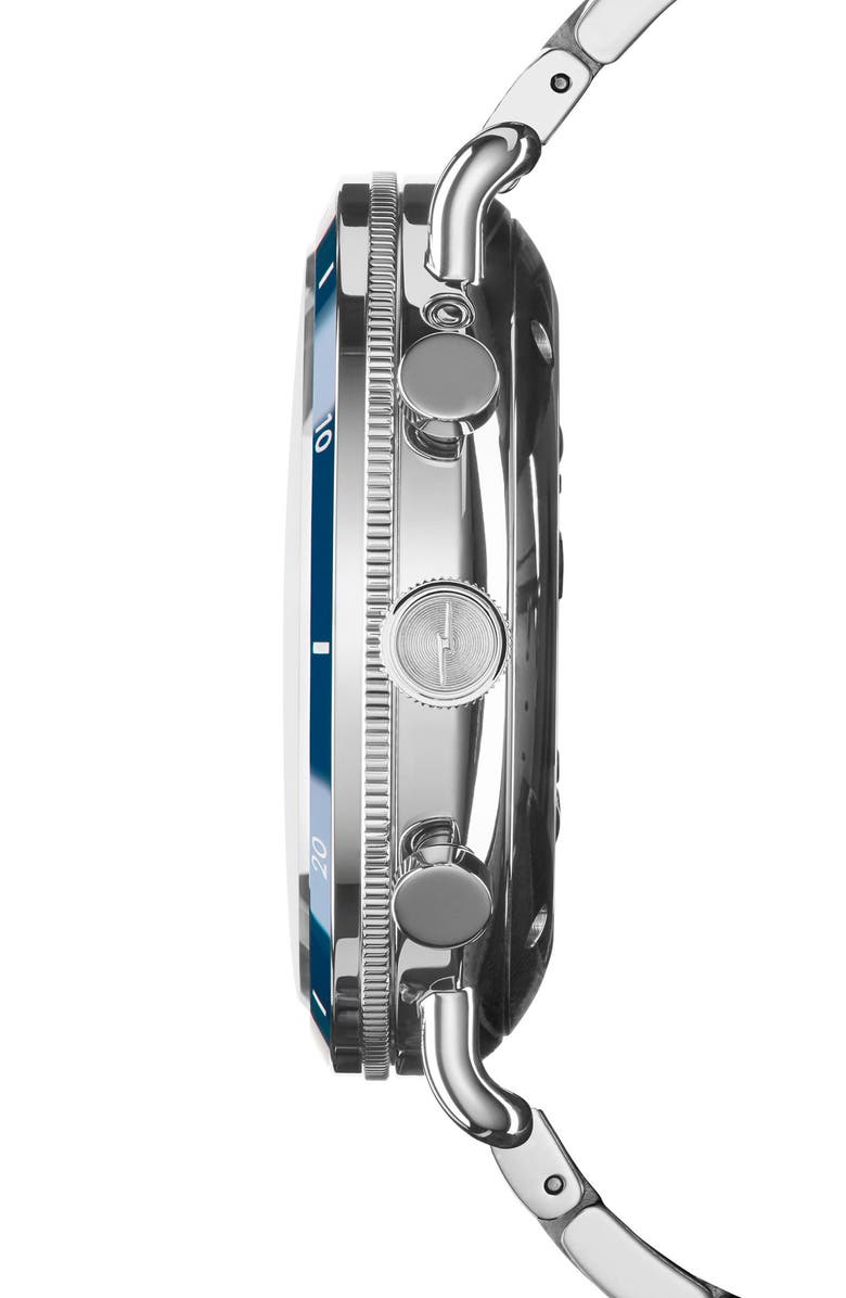 Shinola The Canfield Chrono Bracelet Watch, 45mm, Alternate, color, Midnightbl