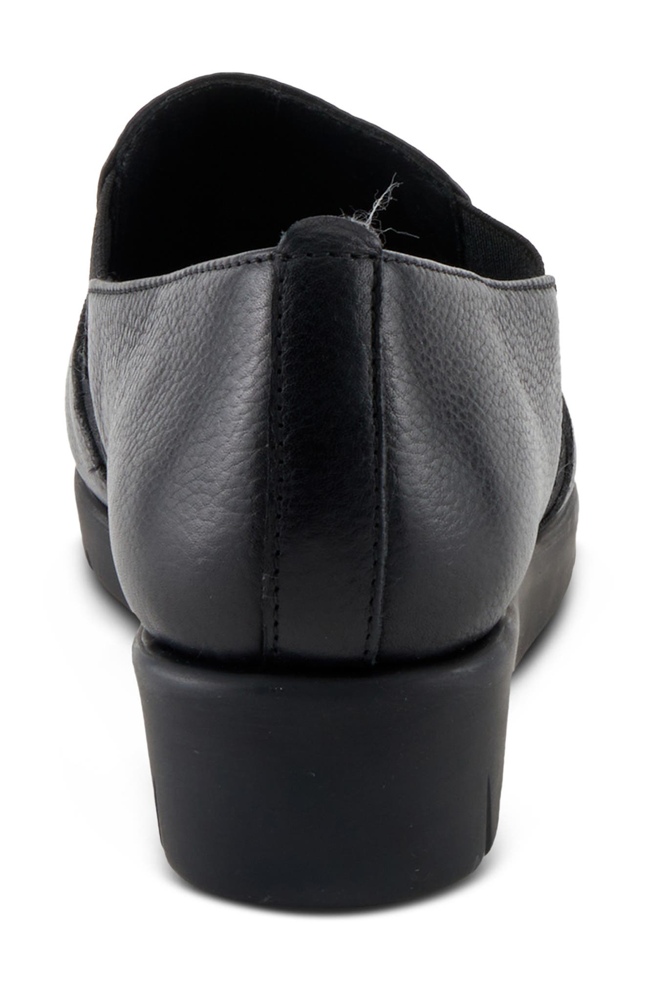 Spring Step Arete Wedge Slip-On Sneaker, Alternate, color, Black