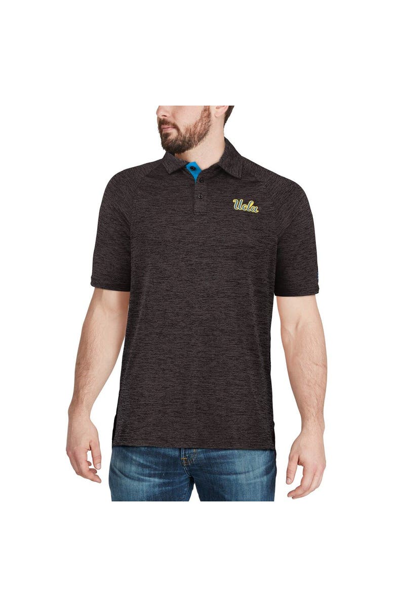 COLOSSEUM Men's Colosseum Black UCLA Bruins Down Swing Polo, Alternate, color, Heather Black