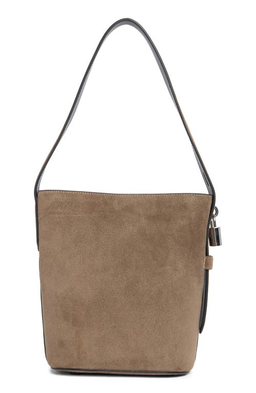 Marc Jacobs Suede Bucket Bag In Brown