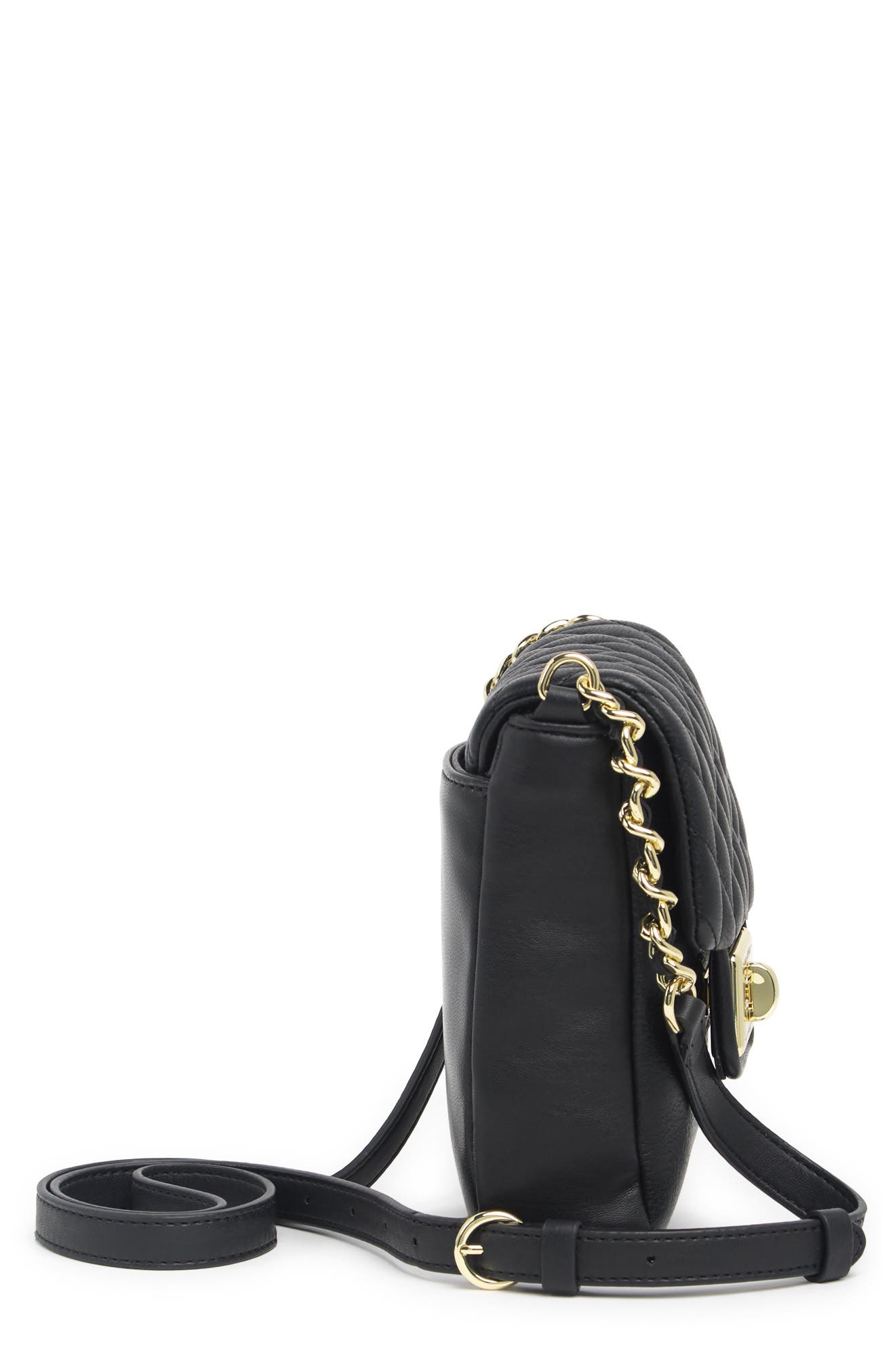 KARL LAGERFELD PARIS Agyness Leather Crossbody Bag, Alternate, color, 