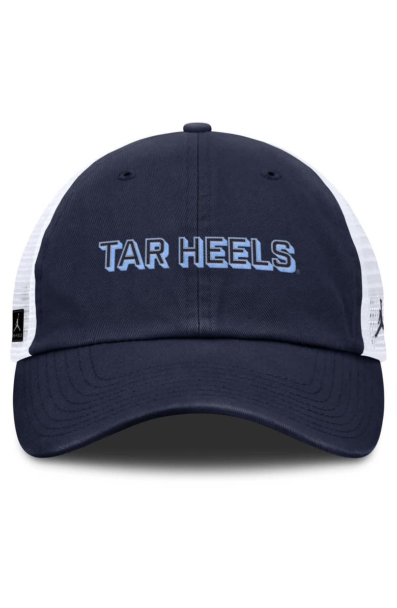 Jordan Brand Men's Jordan Brand Navy North Carolina Tar Heels 2025 Gameday On-Field Club Adjustable Trucker Hat, Alternate, color, Navy