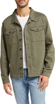 Union Lounge Twill Knit Shirt Jacket