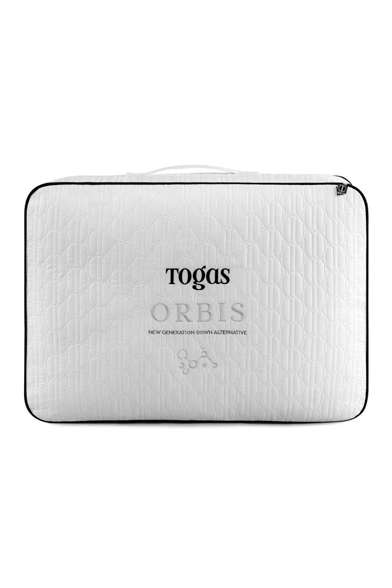 Orbis comforter, Alternate, color, White