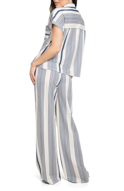 Midnight Bakery Awning Stripe Pajamas