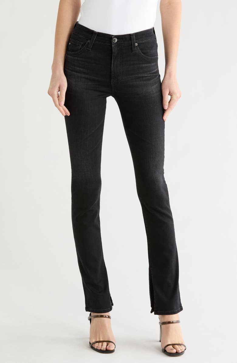 AG Mari Mid Rise Slim Straight Leg Jeans, Main, color, City View