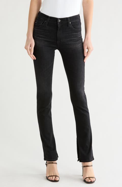 Mari Mid Rise Slim Straight Leg Jeans (City View)