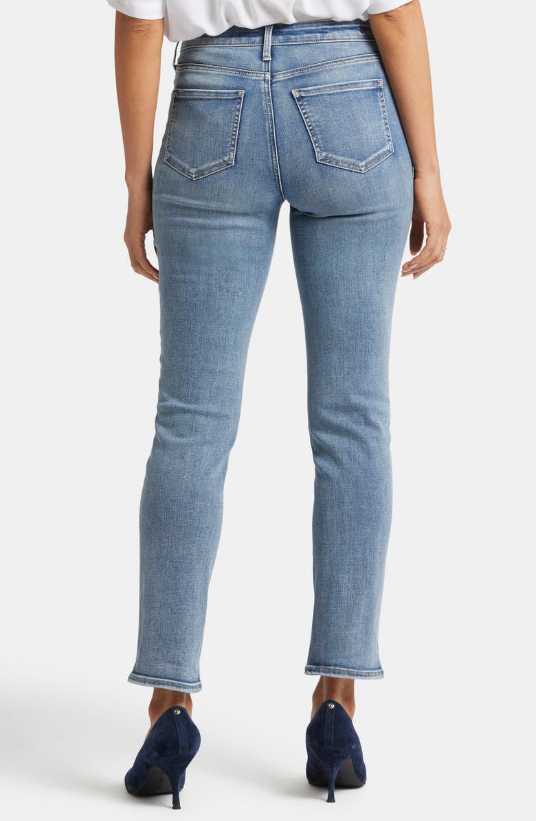 NYDJ Sheri High Waist Slim Leg Jeans, Alternate, color, Indigo Stream