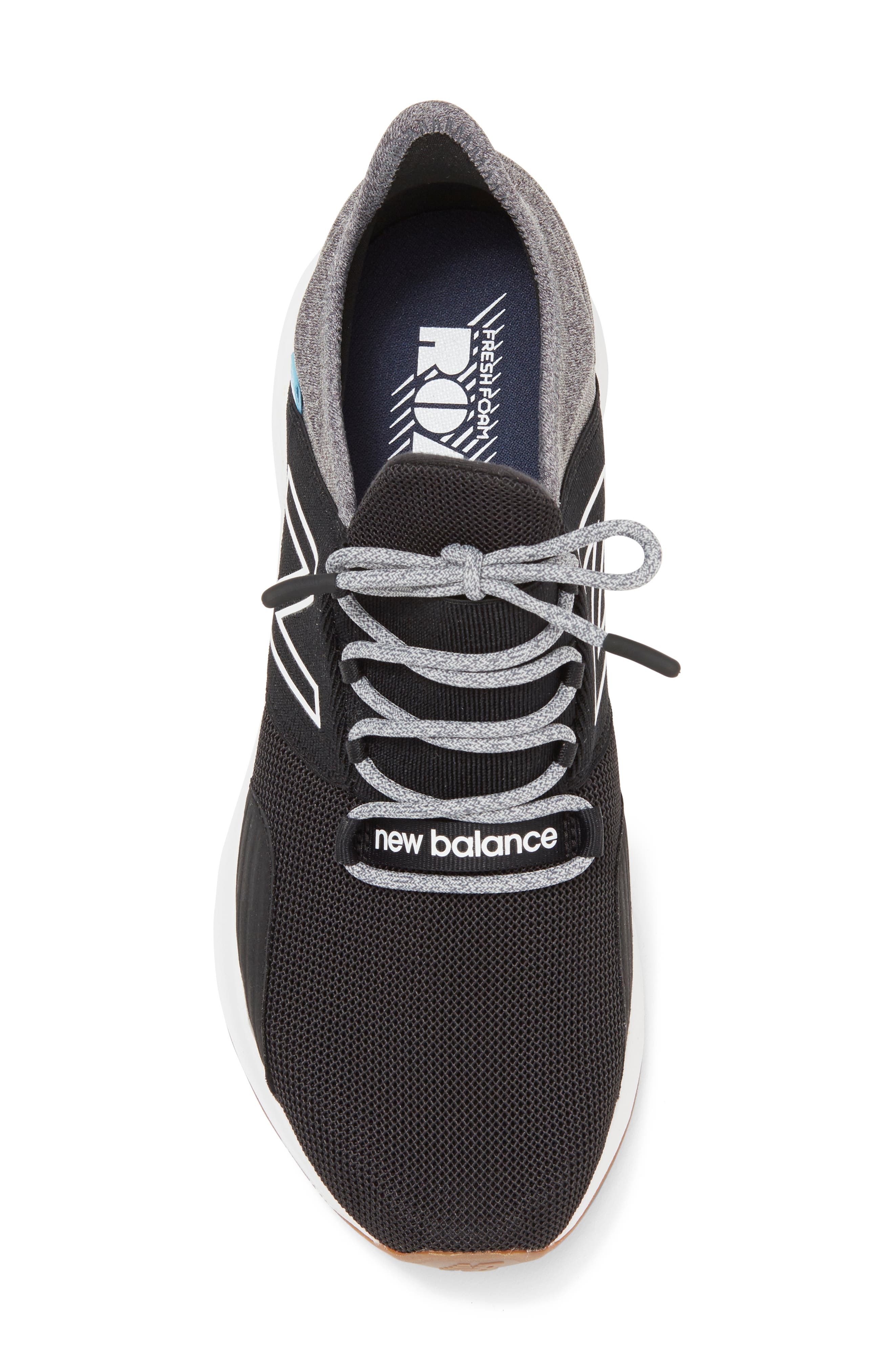 New Balance Fresh Foam Roav Running Shoe, Alternate, color, Black/ Light Aluminum