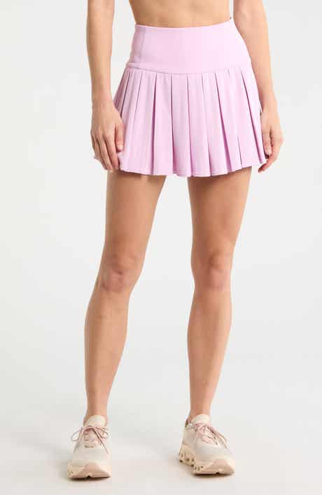 DKNY Court Piqué Pleated Tennis Skort