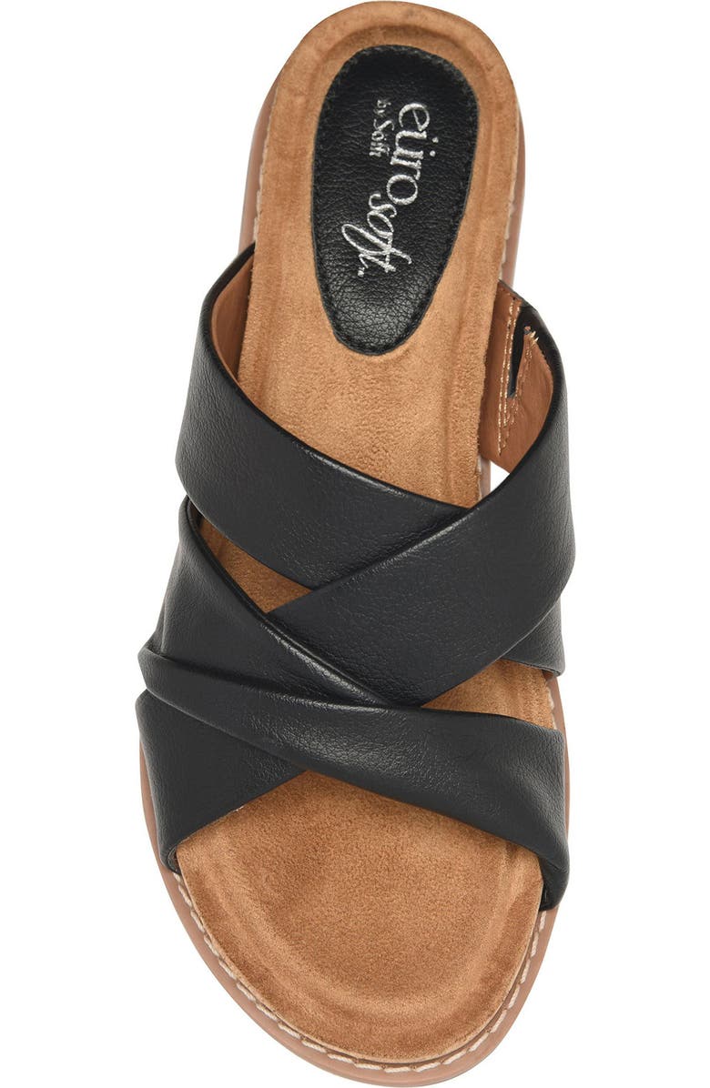 EUROSOFT Eirene Sandal, Alternate, color, Black