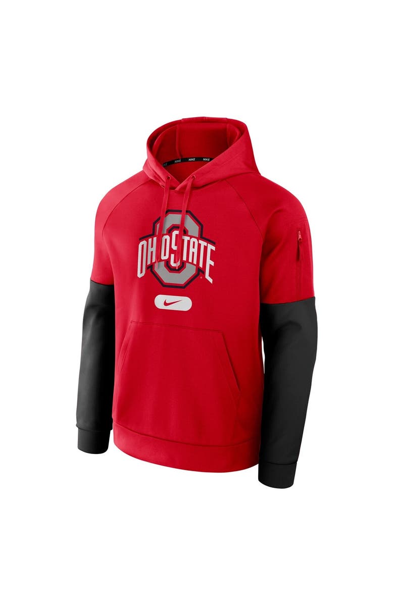 Nike Men
s Nike Scarlet Ohio State Buckeyes Fitness Performance Pullover Hoodie, Alternate, color, Scarlet