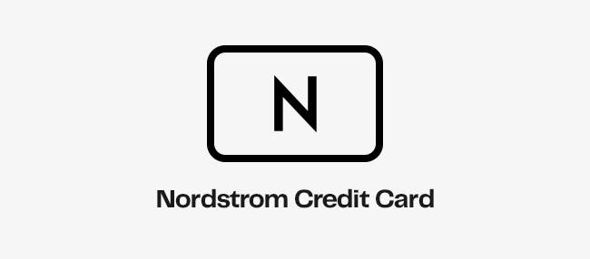 Nordstrom credit card and Nordstrom gift card icons.